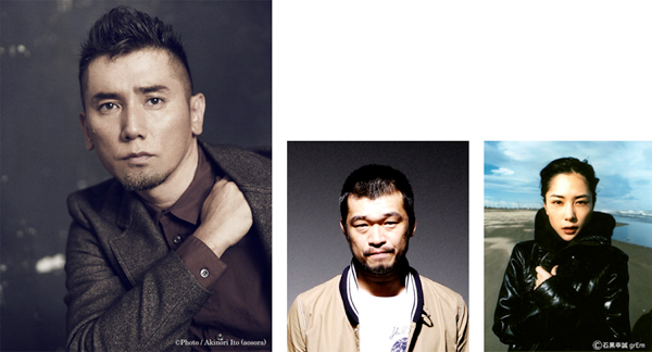 (左から)「永い言い訳」主演の本木雅弘さん、共演の竹原ピストルさん、深津絵里さん